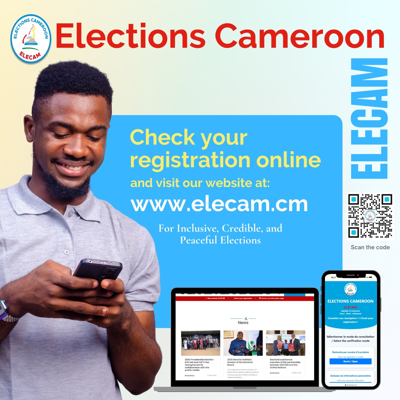 Cameroun : accusé d’avoir enrôlé les mineurs dans le fichier électoral, Elecam répond